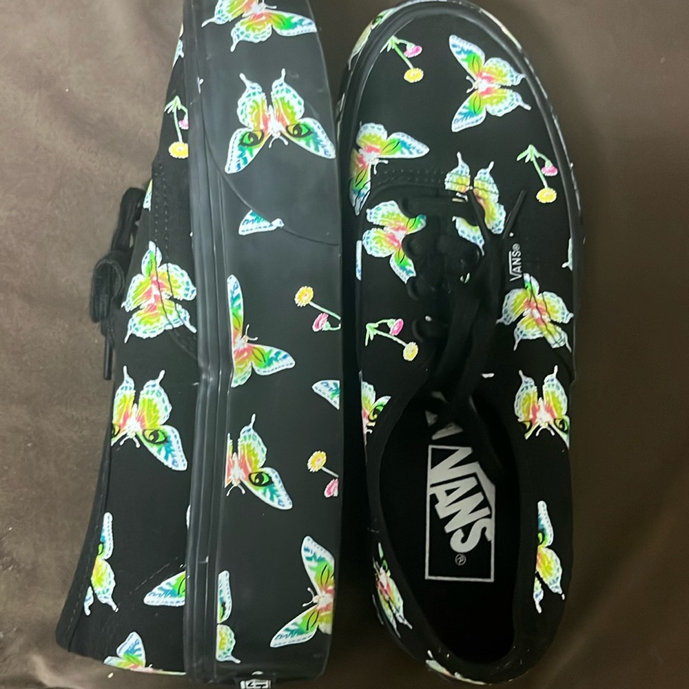 Like NEW Limited edition Butterfly Platform Vans